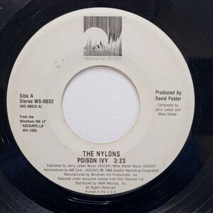 The Nylons "Poison Ivy / Kiss Him Goodbye"45 RPM 1988